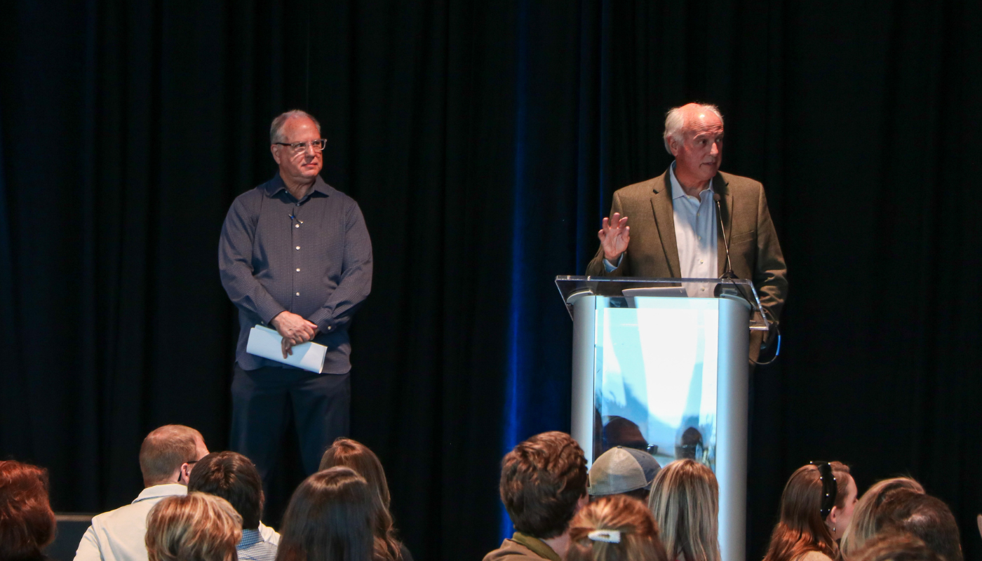 the kaiser brothers speaking at the coastal alabama business chamber