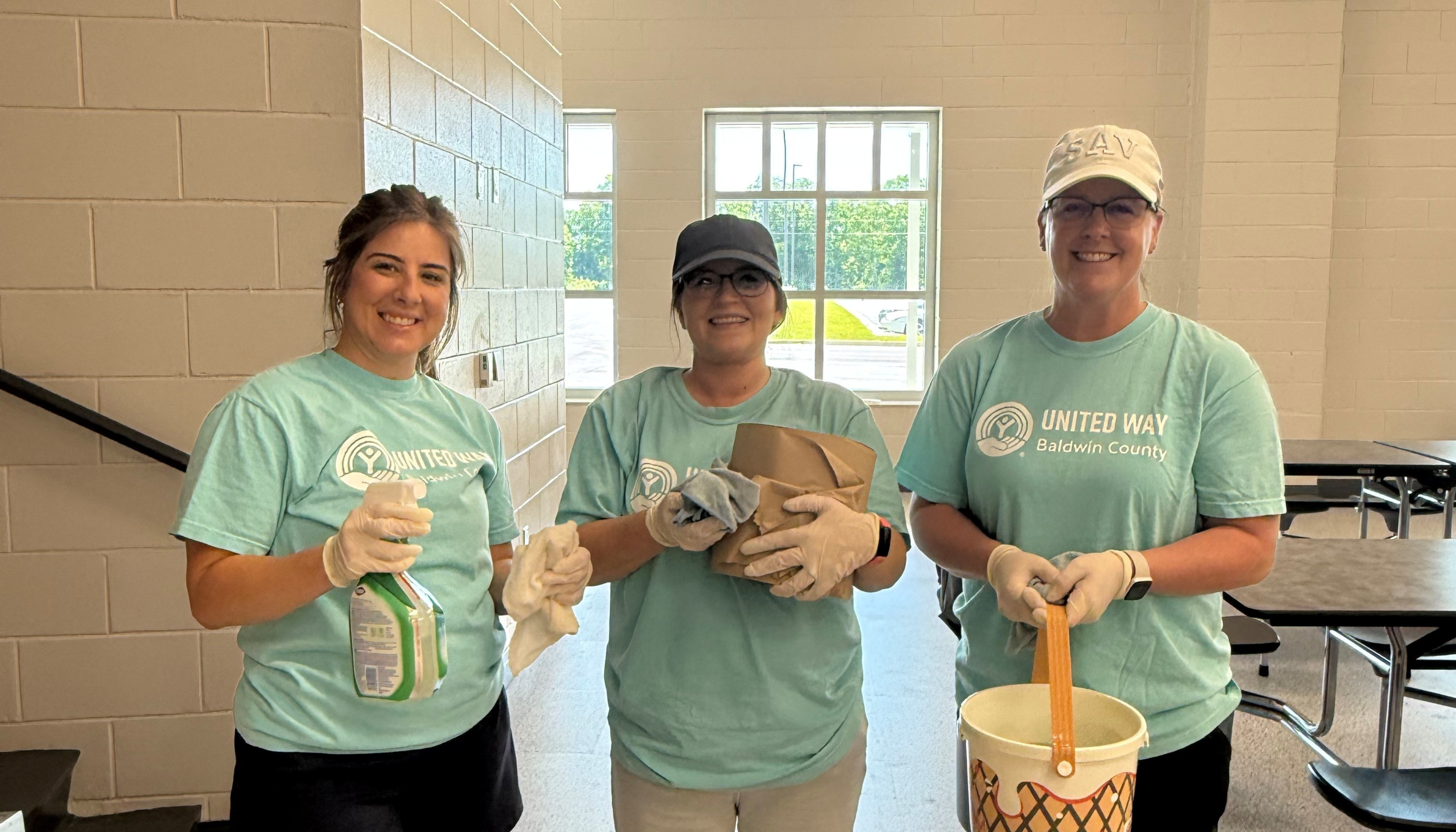 Kaiser team supporting the Alabama Gulf Coast at United Way Day of Caring event.